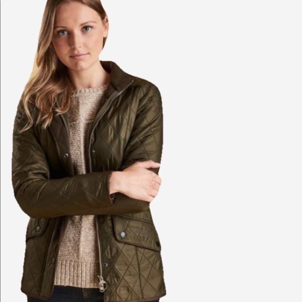 Barbour Cavalry Polarquilt Jacket- Olive